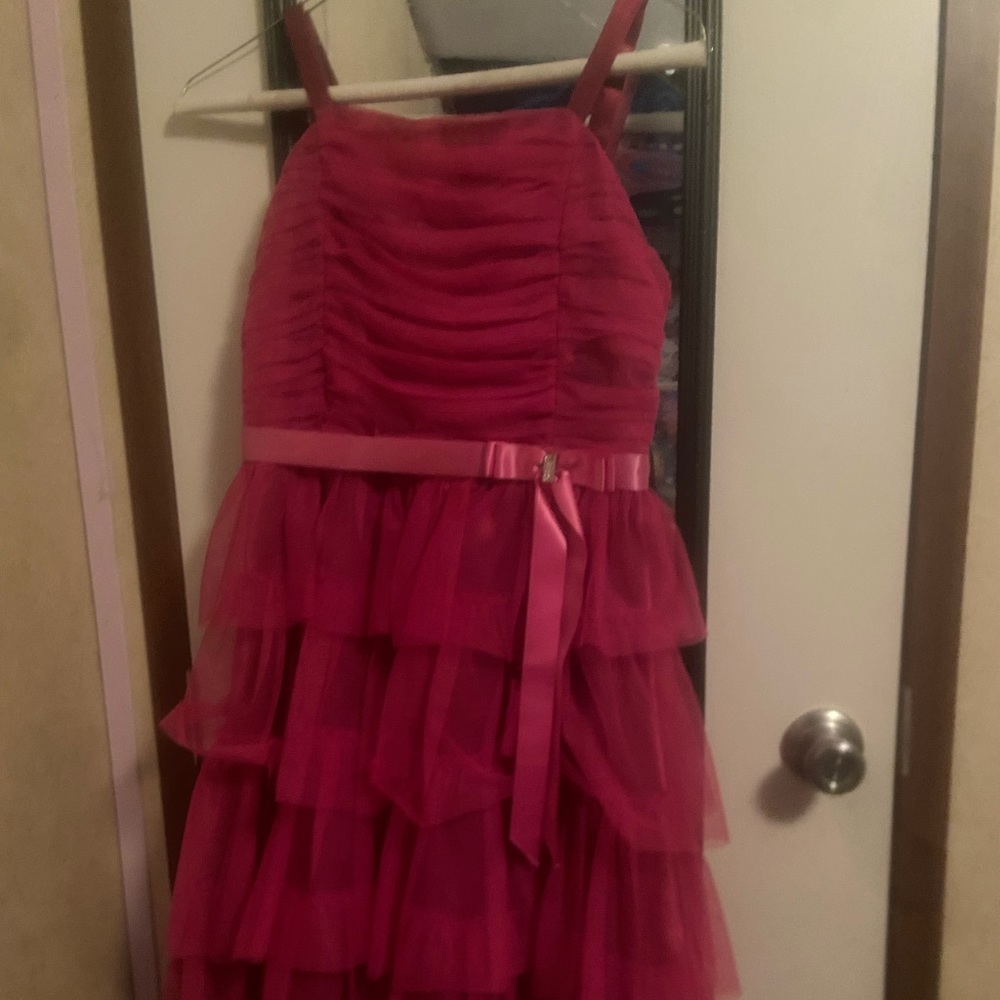 Pink Ruffled “Princess Faith” Dress